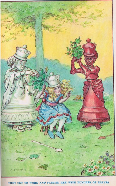 Alice e le due regine, illustrazione da 